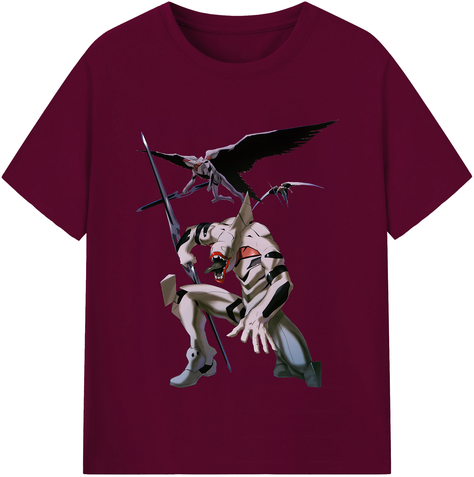 （画像用） EVA 新世紀エヴァンゲリオン レディースカジュアルプリントTシャツ（綿100％）